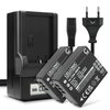 2x Batteri 900mAh+ Laddare
