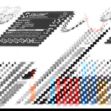 616-0183 Batteri för Apple iPod 4. Generation Photo - A1059 A1099 mp3-spelare, freestyle - lång batteritid med 900mAh hög kapacitet + skruvmejsel-set - Laddningsbart ersättningsbatteri eller reservbatteri