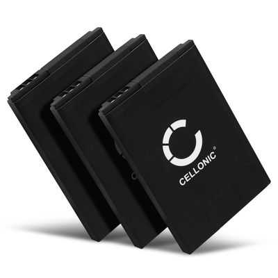 3x CELLONIC uppladdningsbart V30145-K1310-X445 batteri för Siemens Gigaset SL78H, SL350, SL400, SL400A, SL450, SL750, SL780, SL785 trådlös telefon - telefonbatteri, ersättningsbatteri