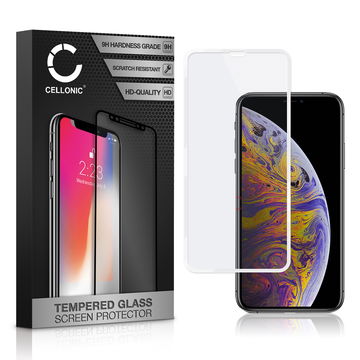 0,33mm Displayskydd / skärmskydd för iPhone XS Max- mobil, 9H 3D Full Cover, Full Glue - smartphone-skyddsglas, screen protector