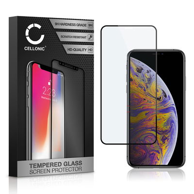 0,33mm Displayskydd / skärmskydd för iPhone Xs Max- mobil, 9H 3D Case-friendly, Full Glue - smartphone-skyddsglas, screen protector