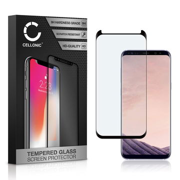 0,33mm Displayskydd / skärmskydd för Samsung Galaxy S8 Plus (SM-G955 / SM-G955F)- mobil, 9H 3D Case-friendly, Full Glue - smartphone-skyddsglas, screen protector