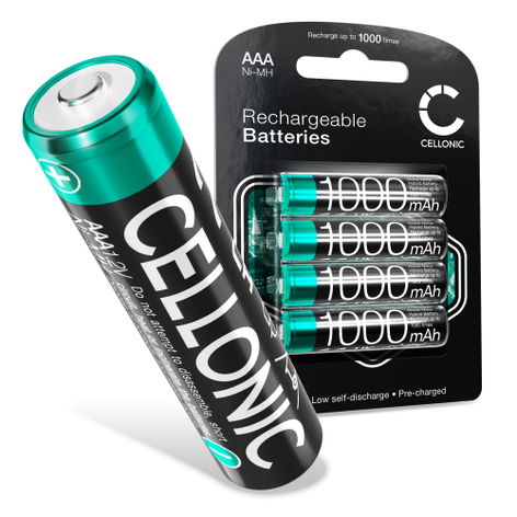 4x Batteri för Philips D4551B; XL490; XL4901S; XL495; XL4951DS AAA (1000mAh, 1.2V) från CELLONIC