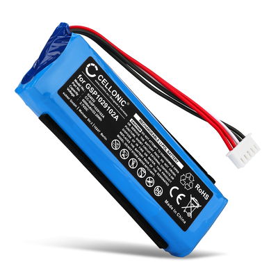 CELLONIC&reg; GSP1029102A ers&auml;ttningsbatteri f&ouml;r JBL Charge 3 tr&aring;dl&ouml;s bluetooth-h&ouml;gtalare - batteri med 3.7V, 6000mAh