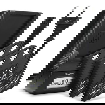 2x NB-1LH NB-1L Camera Battery + Charger Set for Canon Digital IXUS 300 330 400 430 500 IXUS V V2 V3 S100 NB1L CB2LS 830mAh Replacement Battery CB-2LSE CBC-NB1 LCD Smart Charger