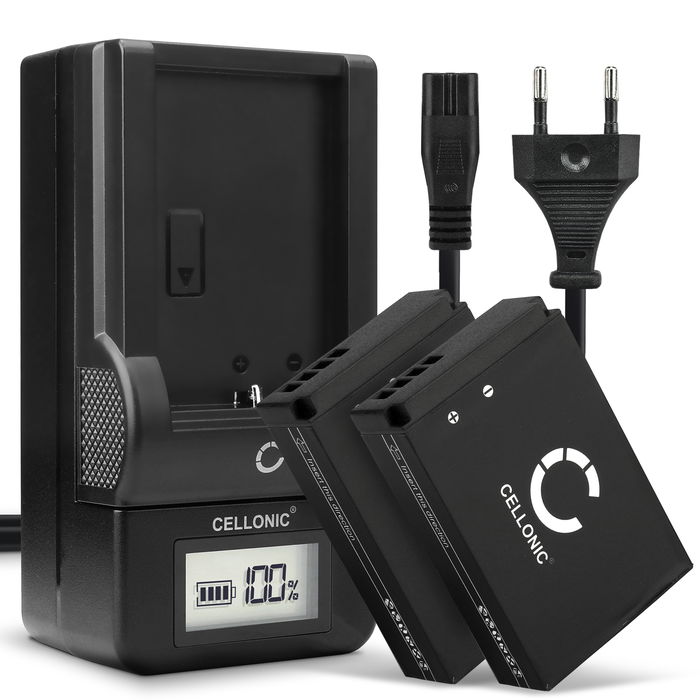 2x Batteri Canon EOS M50 Mark II 820mAh + Laddare