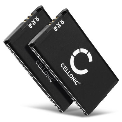 2x CELLONIC SPR-001, SPR-003, SPR-A-BPAA-CO Batteri för Nintendo 3DS XL / New 3DS XL gamingkonsol, spelkonsol & handenhet - 1800mAh ersättningsbatteri , konsolbatteri