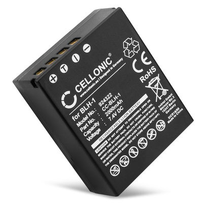 Batteri för Olympus EM1 Mark II, EM1 Mark III, E-M1X, BLH-1 2000mAh från CELLONIC