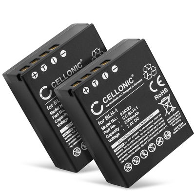 2x Batteri för Olympus OM-D E-M1 Mark II OM-D E-M1 Mark III OM-D E-M1X 2000mAh från CELLONIC