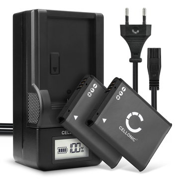 2x Batteri för Samsung MV800 WB30f WB35f WB50f DV150f ST66 ST72 ST77 ST150f PL20 PL100 PL120 ES65 ES80 ES90 kamera med hög 700mAh kapacitet + laddare för uppladdningsbara kamerabatterier