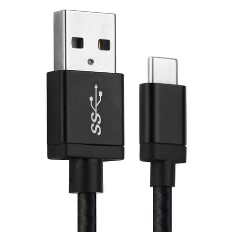 Datakabel USB-C till USB A, 1m Apple iPhone 17, 17 Pro, 16, 17 Pro Max, 16 Pro – CELLONIC