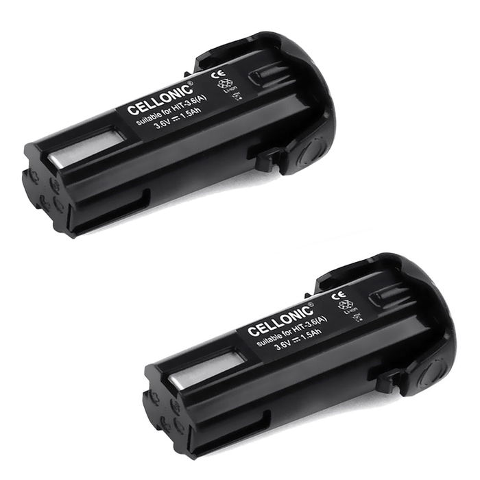 2x Hitachi NT 50GS 1.5Ah Batteri från CELLONIC