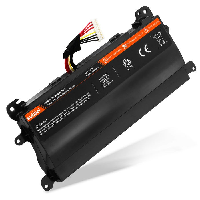 Batteri för Asus G752VL / G752VM / G752VT / G752VY Laptop - 5800mAh 11.25V