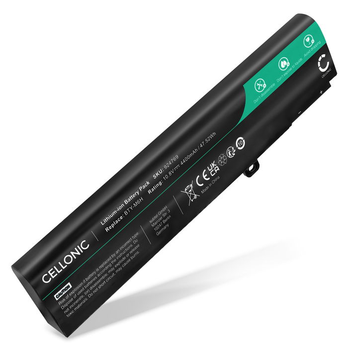 MSI GP72 2QE batteri - 4400mAh från subtel