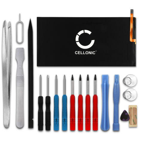 Battery for Huawei MediaPad T1 8.0, M1 8.0 (S8-3xx) HB3080G1EBC (4650mAh, 3.8V) + Tool-kit from CELLONIC