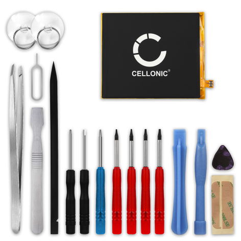 Battery for ASUS ZE620KL; ZenFone 5Z, 5 (2018) C11P1708, 0B200-02890100 (3200mAh, 3.85V) + Tool-kit from CELLONIC