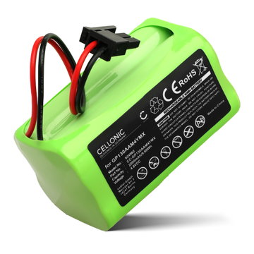 GP130AAM4YMX Batteri för Visonic PowerMaster 10 / Powermax Express smart home-enhet - 2000mAh Laddningsbart ersättningsbatteri eller reservbatteri