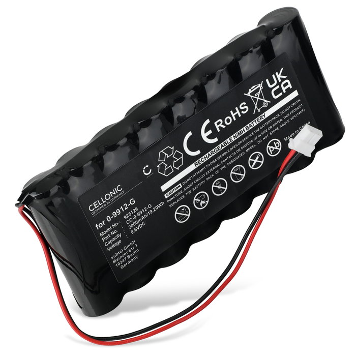 Batteri för Visonic Powermax Pro, GP180AAH8BMX 2000mAh från CELLONIC