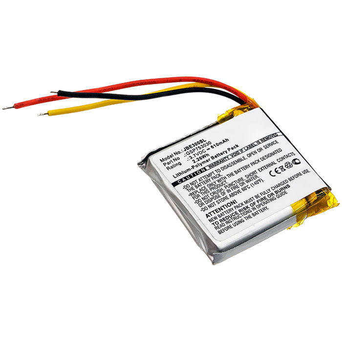 Batteri för JBL E45BT, Everest Elite 300, Elite E45BT GSP753030 (610mAh, 3.7V) från CELLONIC