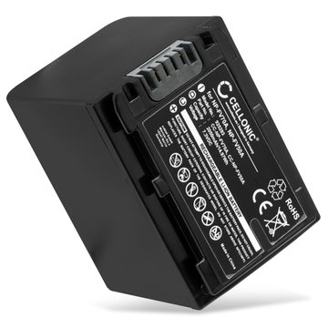 NP-FV70 Batteri för Sony FDR-AX53 AX700 AX100 HXR-NX80 HDR-CX625 CX450 CX900 CX680 HDR-PJ675 NEX-VG30 digitalkamera, 2050mAh Kamera-ersättningsbatteri med lång batteritid