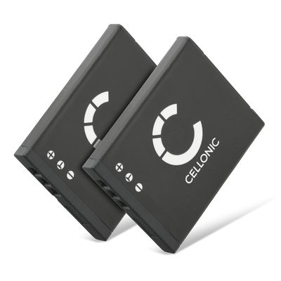2x Batteri till Olympus VG-120 D-710 X-940 FE-4040 FE-4020 FE-5040 VG-130 VG-140 VG-110 VG-150 LI-70B (500mAh, 3.7V) från CELLONIC