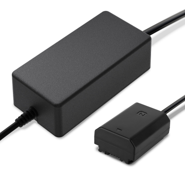 Köp för 3 års garanti - Batteridummy / Nätdel för Sony Alpha 7 IV systemkamera med lång strömförsörjning och ca. 3m laddsladd