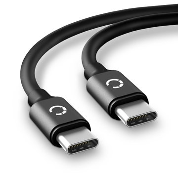 svart datakabel för Sony Xperia 1 II, III, Xperia 5 II, III, Xperia 10 II, III XZ2, XZ3, XZ1 Compact mobil & smartphone - 2m 3A för snabb överföring - PVC USB-sladd