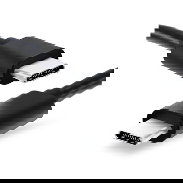 USB-kabel / datakabel för Lenovo Thinkpad 13 / T470 / T570 / Yoga 720 / 910 notebook & laptop - 1m 3A (PD 60W) USB-sladd PVC Datakabel svart - laddsladd för bärbar dator