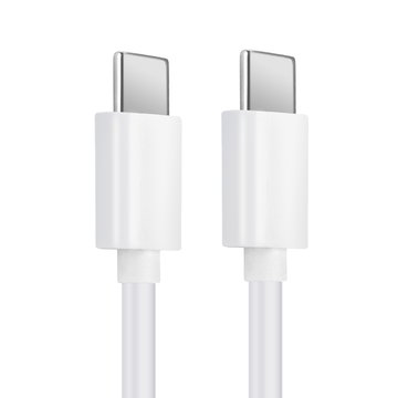USB C Type C Phone Charger Cable for Ulefone Gemini Pro / Future / Power 3 / Power 6 1m Fast Charging 3A (PD 60W) Smartphone Data Cable PVC White