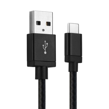 svart datakabel för Huawei P40, P40 Pro / P30, P30 Lite / P20, P20 Pro, P20 Lite / P10 / P9 / P8 / Mate 30, Mate 30 Pro / Mate 20, Mate 20 Pro mobil & smartphone - 1m 3A för snabb överföring - Nylon USB-sladd