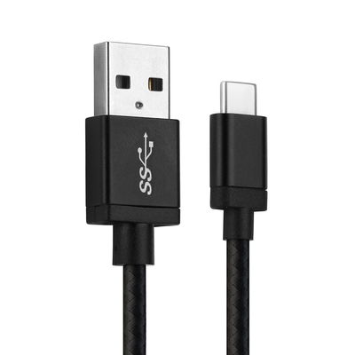 USB C Type C Phone Charger Cable for OnePlus 9, 9 Pro, 8, 8 Pro, 8T, 7, 7 Pro, 7T, 7T Pro, 6, 6T, Nord, Nord 2 1m Fast Charging 3A Smartphone Data Cable Nylon Black