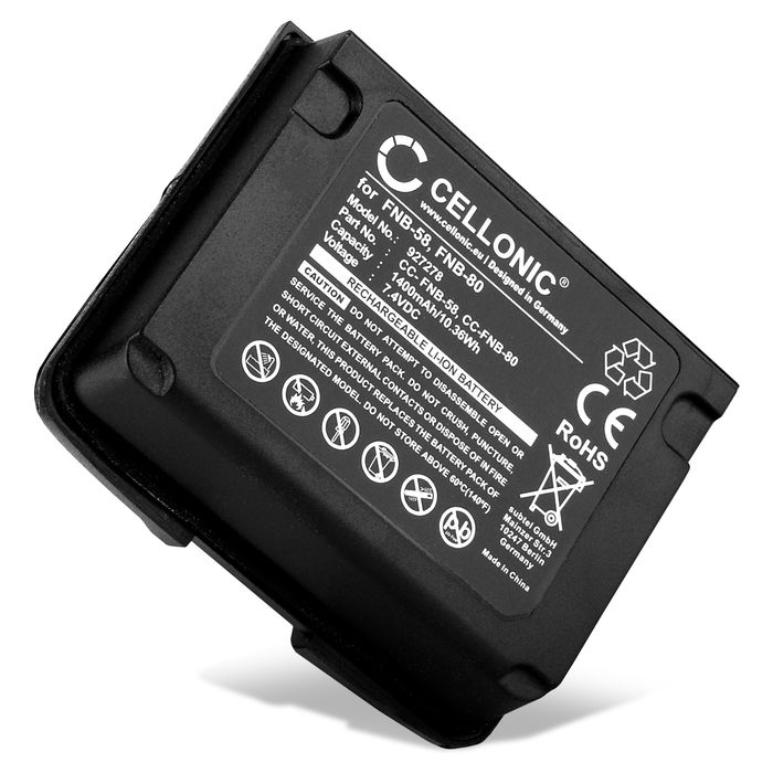 Yaesu VX-7R Batteri - 1400mAh ersättningsbatteri från CELLONIC