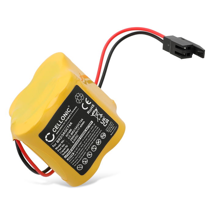 Batteri för Panasonic A98L-0031-0025, BR-2/3AGCT4A, Allen-Bradley SLC-500, MicroLogix 1400, MicroLogix 1500 A98L00310025, BR2/3AGCT4A (2900mAh, 6V) från subtel