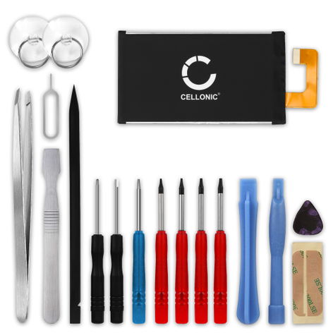 Battery for Sony Xperia XA1 Ultra (G3221) LIP1641ERPC (2700mAh, 3.8V) + Tool-kit from CELLONIC