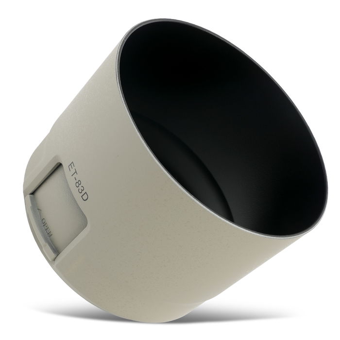 ET-83D Kamera Ø 77mm motljusskydd för teleobjektiv för Canon EF 100-400 mm 1:4.5-5.6L IS II USM – Plast Bajonett Cylindrisk / Rund Motljusskydd från CELLONIC