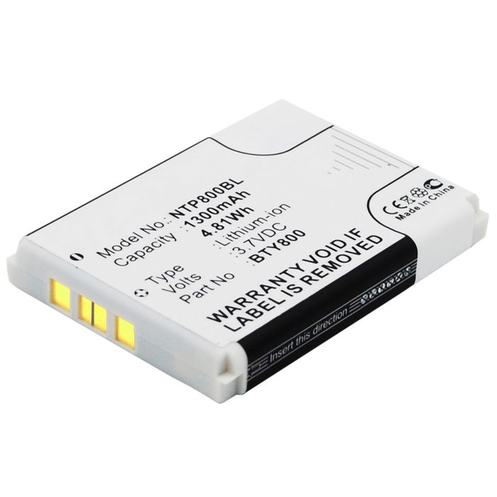 Battery for Cipherlab 8300, 8000, 8200, BA-80S1A2, CPT-8300 3.7V 1300mAh from CELLONIC