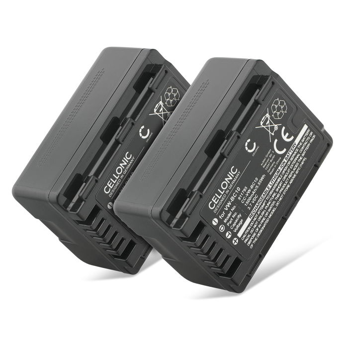 2x Panasonic HC-V700 Batteri