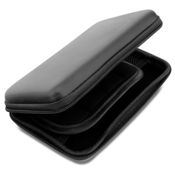 Skyddsfodral för Nintendo 3DS XL, DSi XL, New 2DS XL, Retroid Pocket 2 Plus & Analogue Pocket – Robust väska i svart