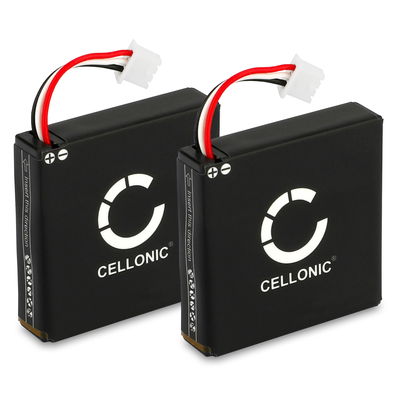 2x CELLONIC 533-000067,AHB472625PST, L/N: 1109, L/N: 1110 Ersättningsbatteri för Logitech H800 headset / hörlurar med 230mAh, 3.7V - reservbatteri