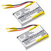 2x Batteri 250mAh