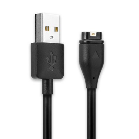 1x Datakabel Smartklockekontakt till USB A, 1m Garmin Fenix 8; Forerunner 265, 55, 965; Venu 4 – subtel