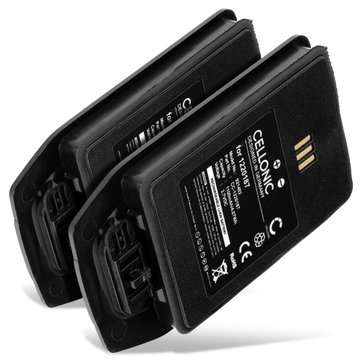 2x CELLONIC uppladdningsbart 1220187 batteri för Ascom D81, Avaya DECT 3749, Aastra DT413 trådlös telefon - telefonbatteri, ersättningsbatteri