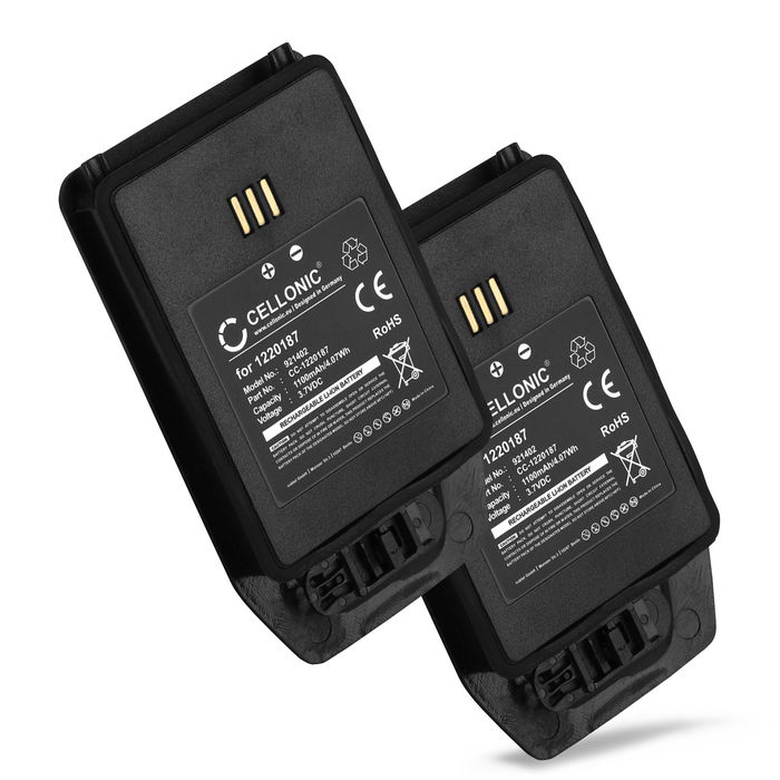 2x CELLONIC uppladdningsbart 1220187 batteri för Ascom D81, Avaya DECT 3749, Aastra DT413 trådlös telefon - telefonbatteri, ersättningsbatteri
