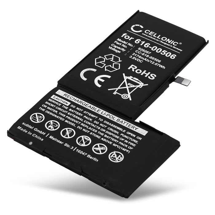 Batteri för Apple iPhone Xs Max - 616-00507 (3174mAh)