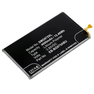 CELLONIC EB-BG975ABU mobilbatteri för Samsung Galaxy S10 Plus (SM-G975) med 3.85V, 4000mAh - ersättningsbatteri med lång batteritid