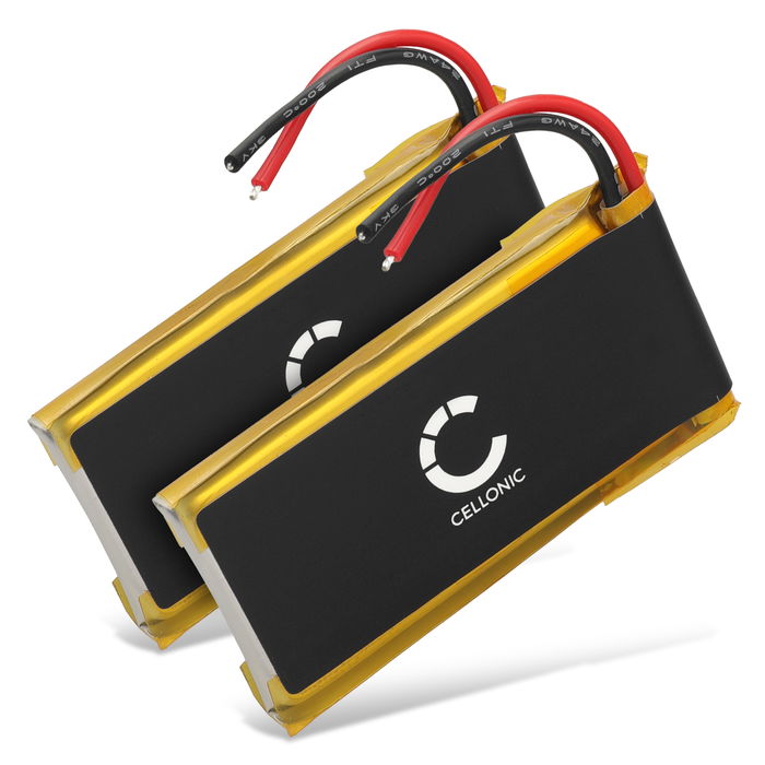 2x Cardo Scala Rider Packtalk Duo 850mAh Batteri från subtel