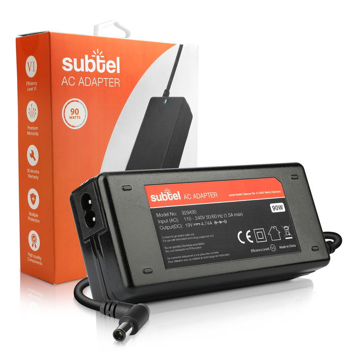 HP ProBook 450 Laddare för notebook 4.74A 19V Laddningskabel AC Adapter från subtel