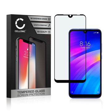 0,33mm Displayskydd / skärmskydd för Xiaomi Redmi 7- mobil, 9H 3D Case-friendly, Full Glue - smartphone-skyddsglas, screen protector