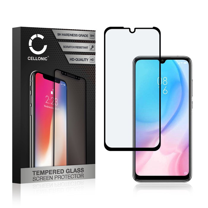 0,33mm Displayskydd / skärmskydd för Xiaomi Mi A3- mobil, 9H 3D Full Cover, Full Glue - smartphone-skyddsglas, screen protector