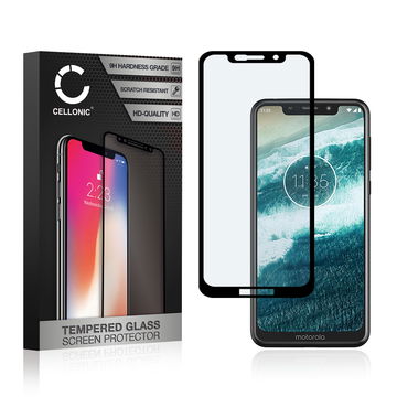 0,33mm Displayskydd / skärmskydd för Motorola One (P30 Play)- mobil, 9H 3D Full Cover, Full Glue - smartphone-skyddsglas, screen protector